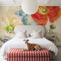 Contemporary Flower II Mural Wallpaper - room preview 06