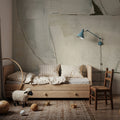 Whisper Abstract Cream Crop Mural Wallpaper - room preview 06