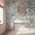 Orchids on Water Mural Wallpaper - Edition 4 - room preview 06