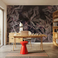 Tulips Feast, Night Mural Wallpaper - room preview 06