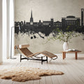Stratford-upon-Avon England Skyline Concrete Mural Wallpaper - room preview 06