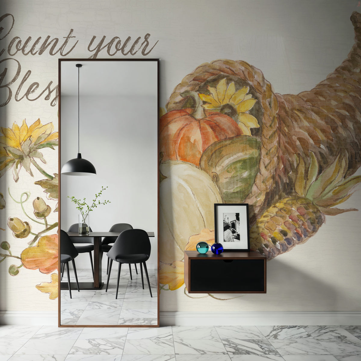 Happy Harvest II Mural Wallpaper - room preview 06