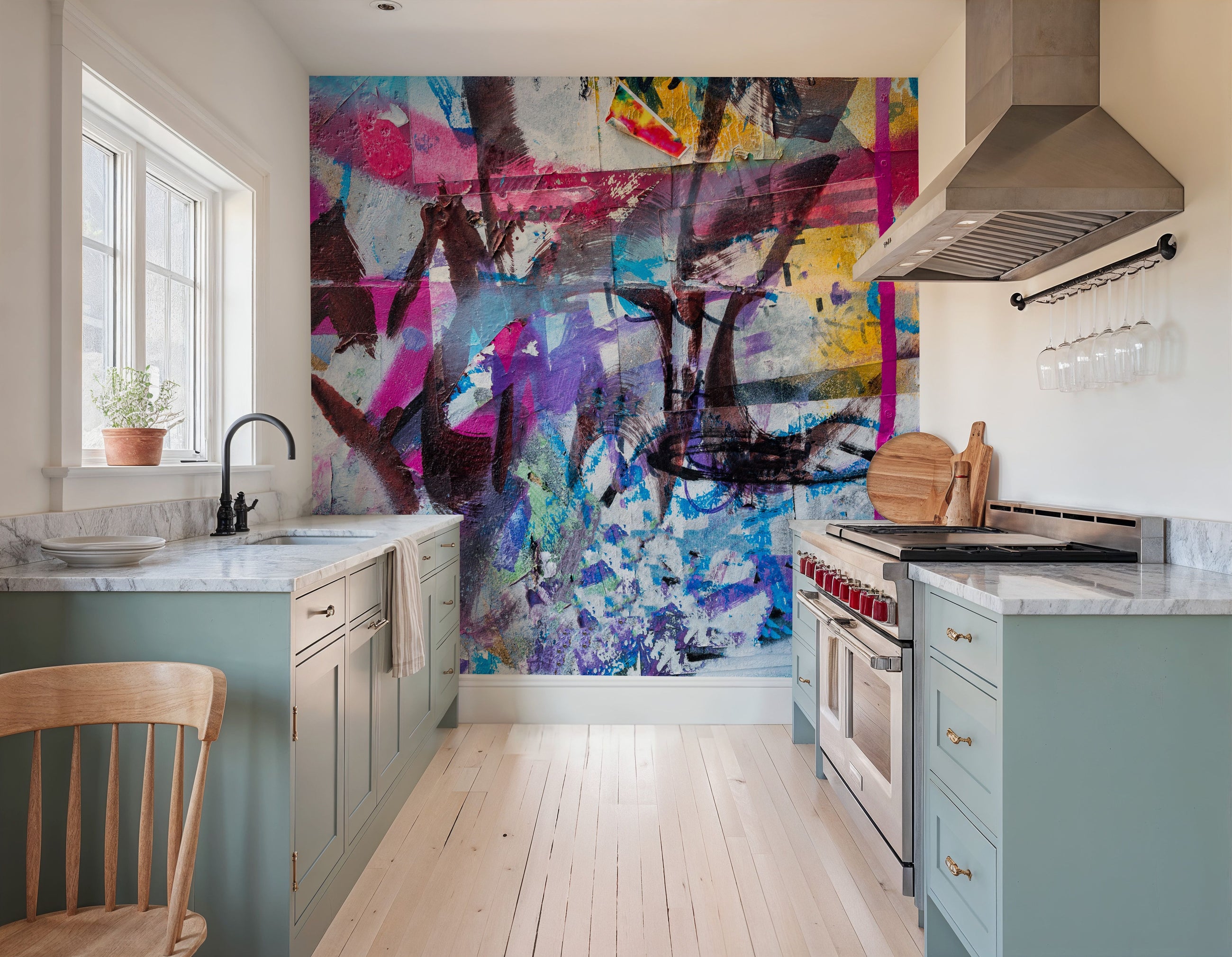 Hello Brooklyn Mural Wallpaper