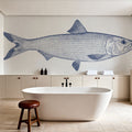 Skipjack Herring Mural Wallpaper - room preview 06