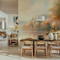 Serene Autumn Mural Wallpaper - room preview 06