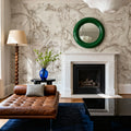 Orchids Sketch Mural Wallpaper - Light Tone - room preview 06