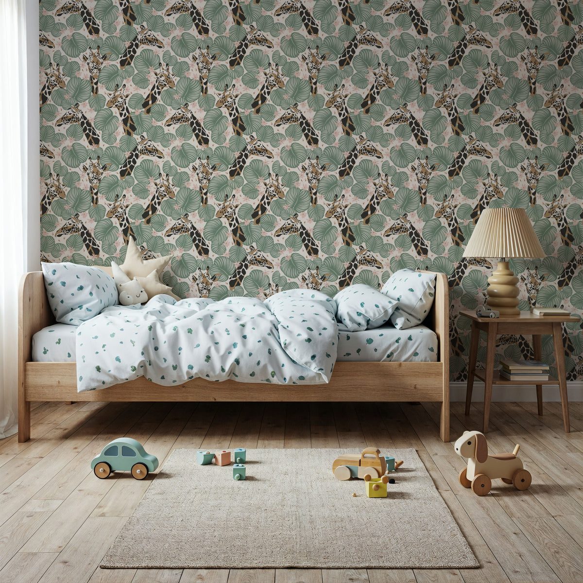 Giraffe Manor Mural Wallpaper - room preview 06