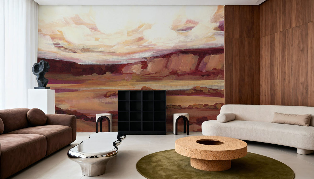 Mauve Mesa III Mural Wallpaper - room preview 06