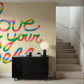 Love Your Self Mural Wallpaper - room preview 06