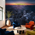 Mountanous Sunrise Mural Wallpaper - room preview 06
