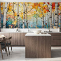 Joyful Forest Mural Wallpaper - room preview 06