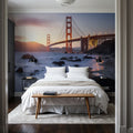 Golden Gate Bridge From Marshall Beach Pt. II Mural Wallpaper - room preview 06