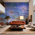 Blue Sea Blossoms Mural Wallpaper - room preview 06