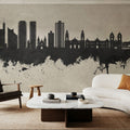 Lima Peru Skyline Concrete Mural Wallpaper - room preview 06