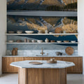 Three Sisters Mountain Winter Mural Wallpaper - room preview 06