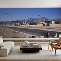 Mountain Road Vista Mural Wallpaper - room preview 06