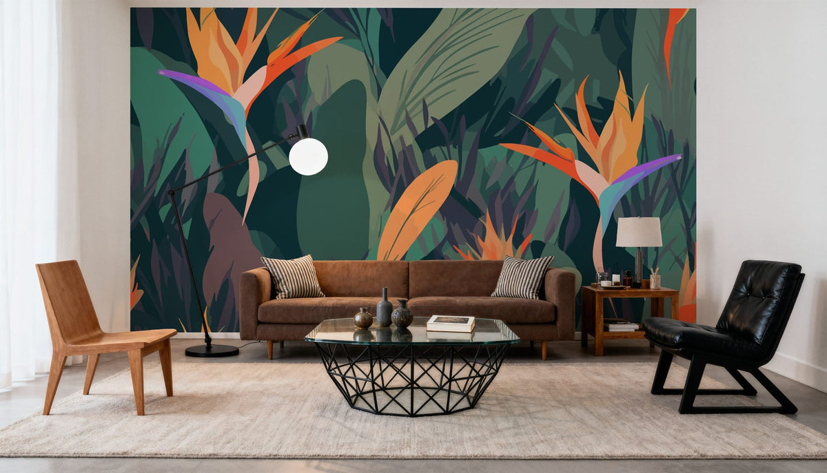 Hawaii Blossom Mural Wallpaper - room preview 06
