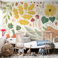 Mod Harvest Mural Wallpaper - room preview 06