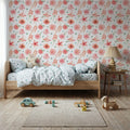 Paradise Flowers Mural Wallpaper - room preview 06