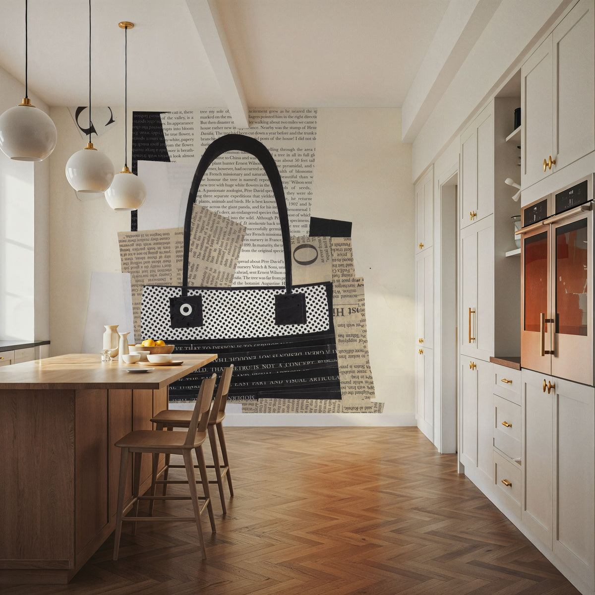Paper Bag I Mural Wallpaper - room preview 06