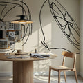 Line Lemons Mural Wallpaper - room preview 06