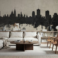 Ottowa Canada Skyline Concrete Mural Wallpaper - room preview 06