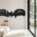Milton Keynes England Skyline Black & White Mural Wallpaper - room preview 06