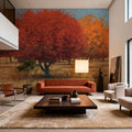 Orange Trees II Mural Wallpaper - room preview 06