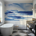Ocean Blue Pt.1 Mural Wallpaper - room preview 06