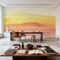 Pink Sunrise I Mural Wallpaper - room preview 06