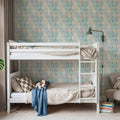 Ocean Waves Pastel Mural Wallpaper - room preview 06