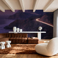 Twilight Coastal Voyage Mural Wallpaper - room preview 06