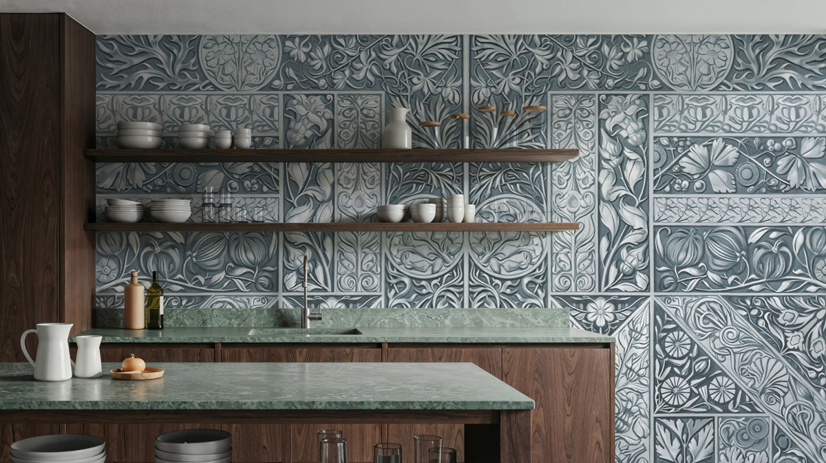 Flower Collection, Dove Mural Wallpaper - room preview 06