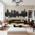 Ljubljana Slovenia Skyline Concrete Mural Wallpaper - room preview 06