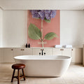 Purple Hydrangea on Book Mural Wallpaper - room preview 06