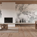 World Map Cities - Louiss Mural Wallpaper - room preview 06