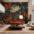 Moonlight Garden I Spice Mural Wallpaper - room preview 06