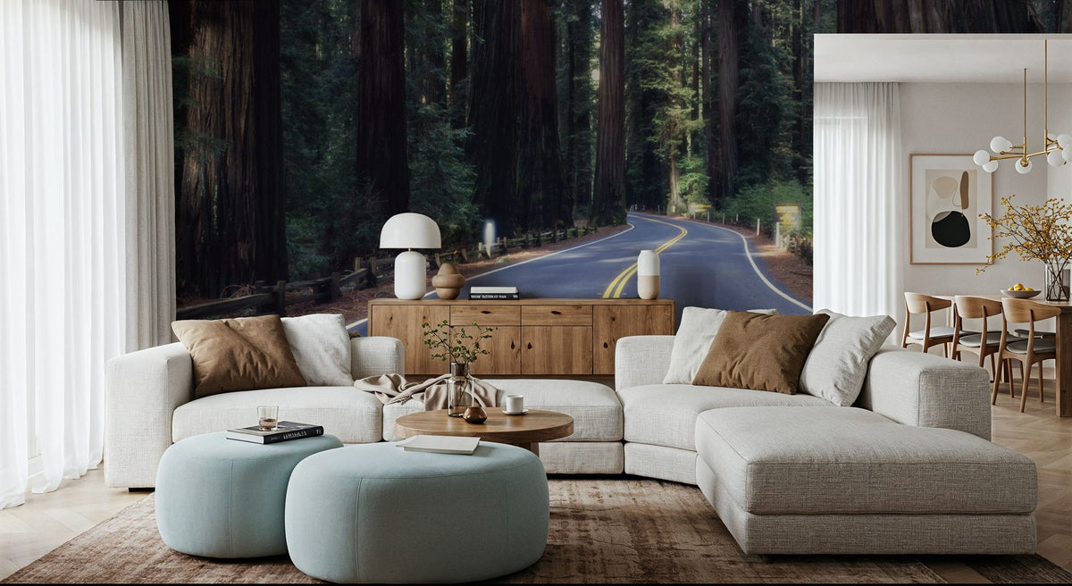 Redwood Journey Mural Wallpaper - room preview 06