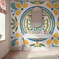 Tex Mex Mandala Tile IV Mural Wallpaper - room preview 06