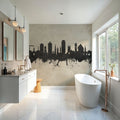Plymouth England Skyline Concrete Mural Wallpaper - room preview 06
