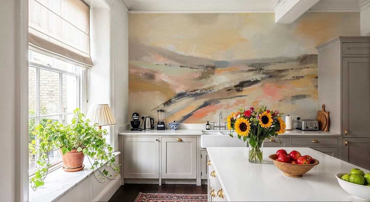 Sunlit Riverside Mural Wallpaper - room preview 06