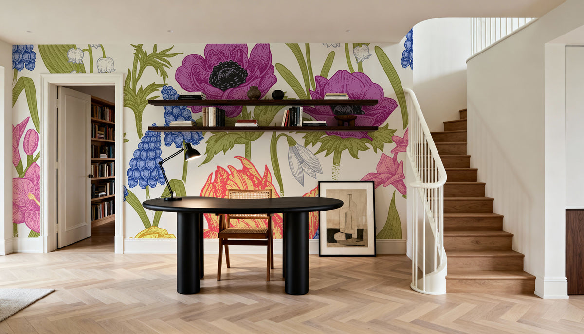 The Rabbits View Mural Wallpaper - room preview 06