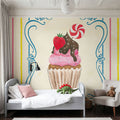 Sweet Life on Stripes III Mural Wallpaper - room preview 06