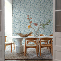 Negative Leaf, Sky Mural Wallpaper - room preview 06