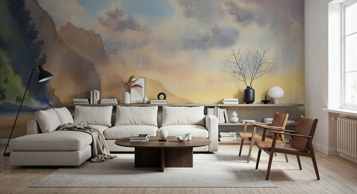 Coastal Reverie Mural Wallpaper - room preview 06