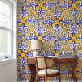 Valencia Tiles Mural Wallpaper - room preview 06
