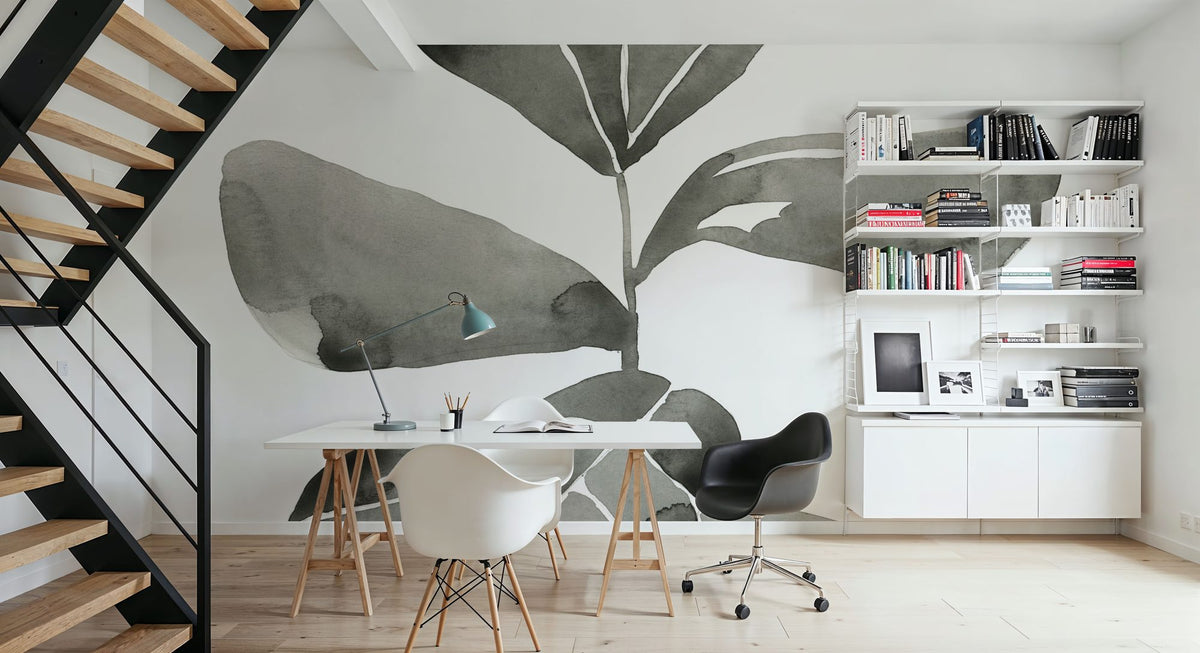 Fiddle Leaf III Mural Wallpaper - room preview 06
