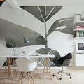 Fiddle Leaf III Mural Wallpaper - room preview 06