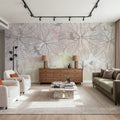 Shade of Trees Pink Mural Wallpaper - room preview 06