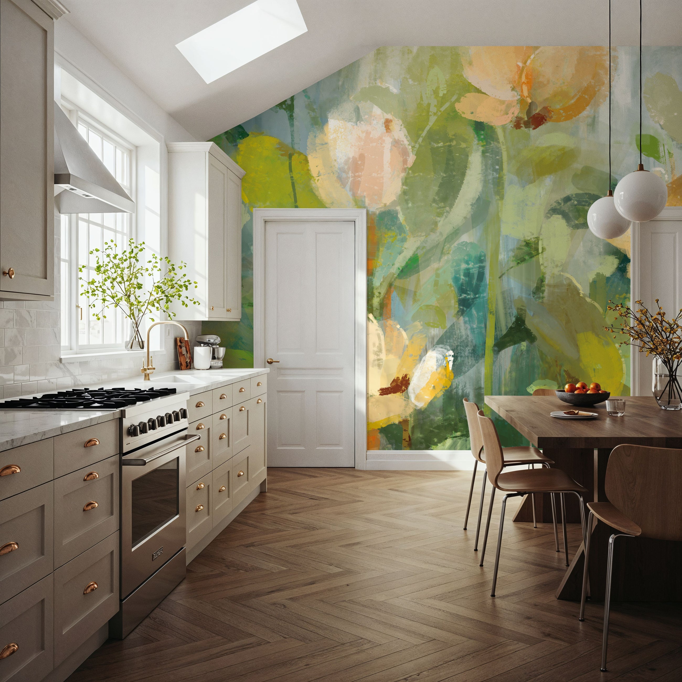 Growing Tall Square Mural Wallpaper